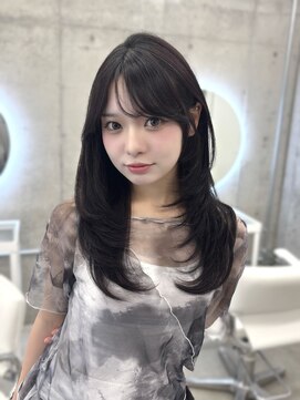 アイシー 表参道(ICY) ワンカールレイヤーカット/顔まわりカット/韓国ヘア