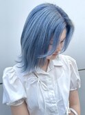 #noi_style くすみブルー×レイヤー