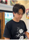 センターパート　ナチュラルウルフ