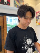 ツネ ヘアアンドヘッドスパ(TsuNE hair&head spa)&nbsp;センターパート　ナチュラルウルフ