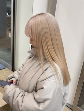 リアン(LIAN) ハイライトカラーミルクティーベージュケアブリーチダブルカラー