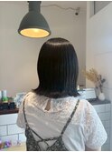 【Hairate本川越】ギリギリ縛れる長さのボブ