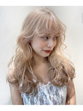 ビューギンザ(VIEW GINZA) デザインカラー×ホワイトブロンド♪