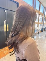 エムサロン 前橋川原(emusalon)&nbsp;【レイヤーカット】透明感カラー/ベージュ