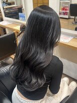 リシェールグリーン 越谷花田店(RICHAIR GREEN) ダブルカラー/グレーブラック