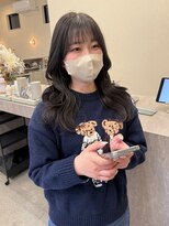 スロウ(slow)&nbsp;暗めオリーブレイヤーカット