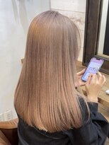 シェイト レイヤーカット 天神(ciate)&nbsp;ミルクティーベージュ/レイヤー/ブリーチ/ダブルカラー/天神