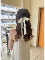 シールドヘアー 沖縄 新都心(C'LD Hair)&nbsp;ゆるふわハーフアップ