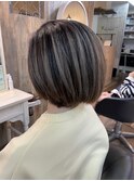 白髪ぼかしハイライト