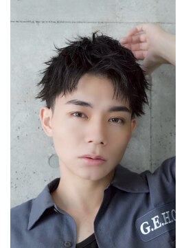 メンズヘアフェイス(Men's hair FACE。) 清潔感×束感ショートスタイル