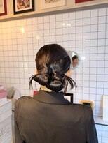ヘアー アレス(hair ales)&nbsp;カチモリ アップスタイル まとめ髪