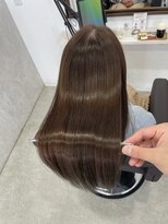 ラナ(Lana)&nbsp;【Lana】透明感際立つシアーオリーブ　美髪　髪質改善カラー