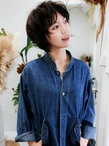 ユラギフロムユイマァル 水島店(YURAGI from YUIMARL)&nbsp;ニュアンスパーマ30代40代50代レイヤーショートマッシュショート