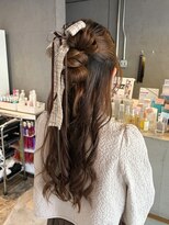 シャルムバイサラ(charme by sarah)&nbsp;お呼ばれヘア/ハーフアップ/ヘアセット