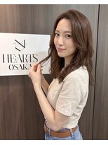 ハーツオオサカ(HE:ARTS OSAKA) 韓国ナチュラルブラウンくびれウェーブ