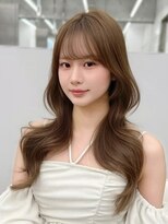 エヌアイ オモテサンドウ(ni omotesando)&nbsp;春ふんわり♪韓国ガーリーなくびれレイヤー＆ヘーゼルベージュ