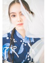 ヘアコレクション アンジュ(Hair collection Unge)&nbsp;国際センター 浴衣  可愛い浴衣ヘア ゆかた着付お任せください