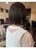 切りっぱなしボブ07.21ナチュラルショート