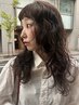 【nana限定】カット+パーマ+後日カラー40%オフ ¥11.220