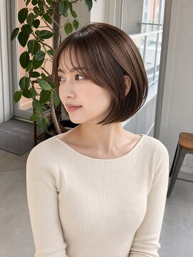 メルシー 福岡天神店(Merci) 1. 福岡天神/ボブ/縮毛矯正/切りっぱなしボブ