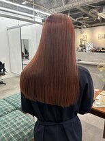 リンクエン(Link enn)&nbsp;ブリーチなし暖色カラー＋艶出し幹細胞トリートメント