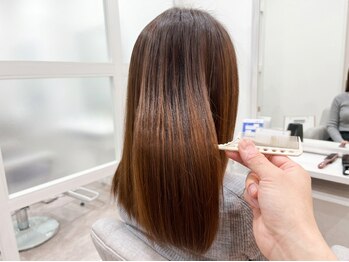 ルスリー 埼玉所沢店(Lsurii)の写真/髪質改善ストレートコースで艶髪体験♪所沢/髪質改善/レイヤ[ーカット/白髪染め/白髪ぼかし/縮毛矯正]
