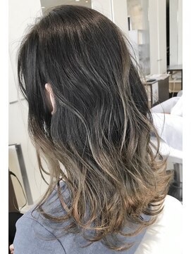 ルノン(LUNON) 【LUNON】外国人風　ミルクティーカラー