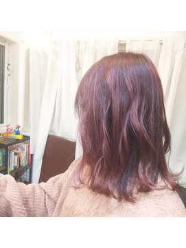 ヘア デザイン 虹いろのはさみ 大人ボブ巻き