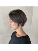 ○ くすみブルー で綺麗なシルエットのショート○ (那覇 新都心)