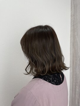 シエル 立川店(CIEL) オリーブベージュ×ボブ【CIEL×maki】