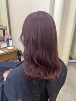 アジールヘア 北千住駅西口店(agir hair)&nbsp;ピンクカラー　イルミナカラー韓国ブリーチ北千住