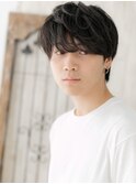 ダークアッシュ×グランマッシュ抜け感ヘアd