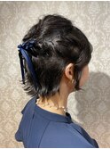 ショートボブアレンジ