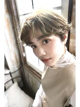 やっぱりショートヘアはふんわりしたい！！【デザインパーマ】がオススメです♪♪ショートヘア/上福岡