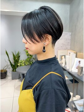 ヴェイン 渋谷(vain) ハンサムショート ブルーブラック 30代40代