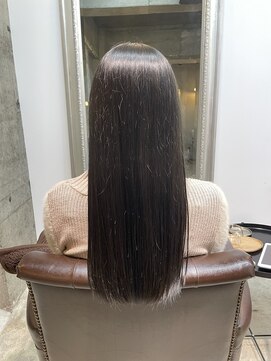 ヘアーラボ ハチ(HAIR LABO HACHI) 暗髪オリーブグレージュ