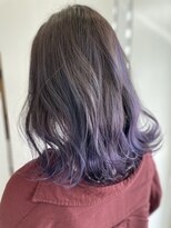 ヘアルーム モア(hair room More) 30代女性　グラデーション×パープル