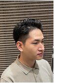 ツーブロックショート<理容室>