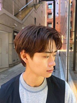 ガーデン 銀座(GARDEN) 艶センターパートニュアンスパーマカルマパーマダークアッシュ