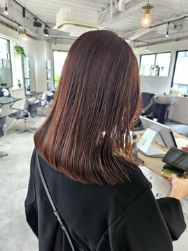 エイス 梅田 中津(Ace) オトナナチュラルレイヤー ピンクブラウン