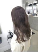アッシュ/ブラウン/ベージュ/透明感カラー/ロング