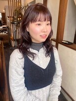 モク 大阪梅田店(MOK) 【つやつや深みカラー】カシスブラウン