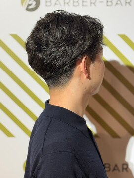 ビジネス爽やかニュアンスパーマスタイル