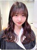 美髪くびれヘア顔周りレイヤー前髪カット_29522