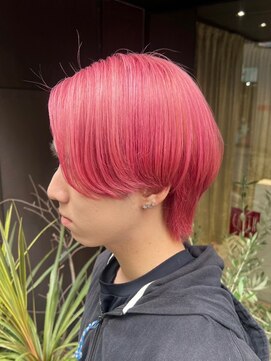 アース 栄店(HAIR&MAKE EARTH) カット+ブリーチ＋オーガニックカラー＋トリートメント