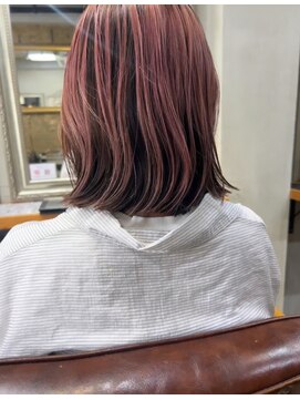 コンパス(COMPASS) ピンクアッシュのコントラストカラー