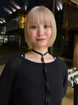 ルル 表参道(lulu.) ●ミニボブ/ボブウルフ/ハイトーン/ストレートボブ/ミルクティー