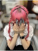 ツイン編みたらし