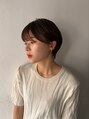 シオミエイチタルミ(shiomi H TARUMI)&nbsp;ショートボブ／顔周りカット／透明感カラー