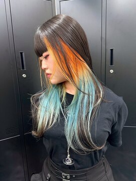 ヌル 神宮前店(Null) インナーカラー/ケアブリーチ/ダブルカラー/神宮前/表参道